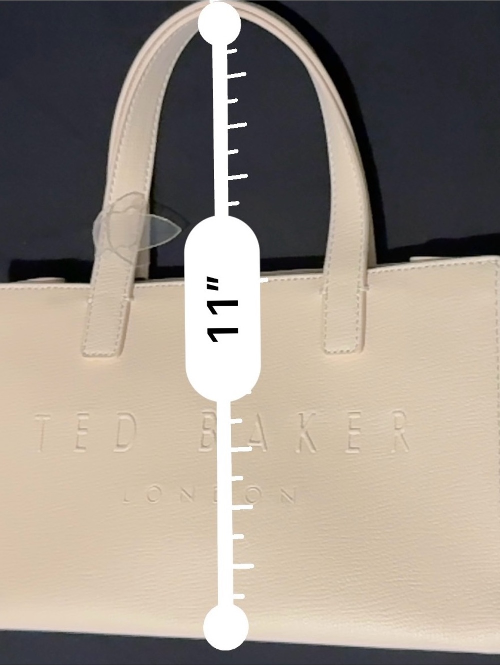 Ted Baker Neutral Beige Mini Top-Handle Bag - Picture 9 of 10